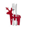 Picture of CUTLERY HOLDER REINDEER 14.5X18CM - 4 PACK